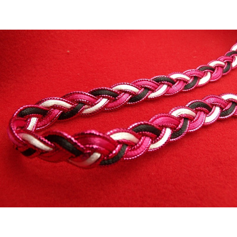 ruban fantaisie rose fuschia noir et blanc ruban fantaisie rose fuschia noir et blanc