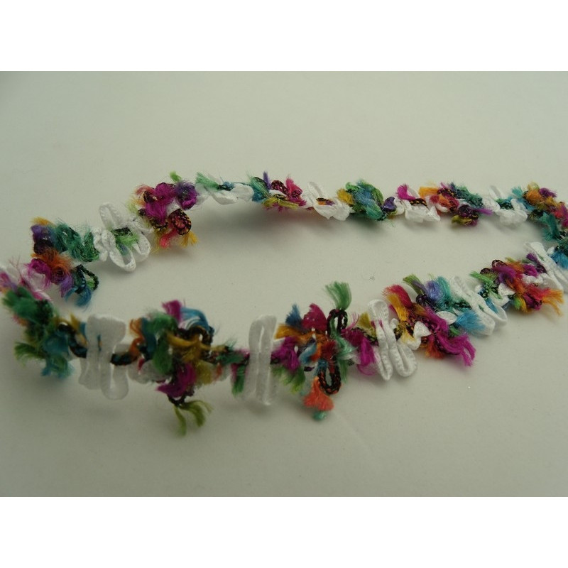 ruban fantaisie fleurs multicolore ruban fantaisie fleurs multicolore