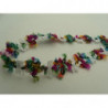 ruban fantaisie fleurs multicolore ruban fantaisie fleurs multicolore
