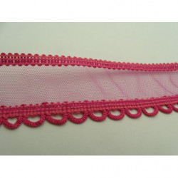ruban fantaisie rose fuschia 