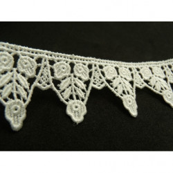 guipure coton blanche 3.5 cm