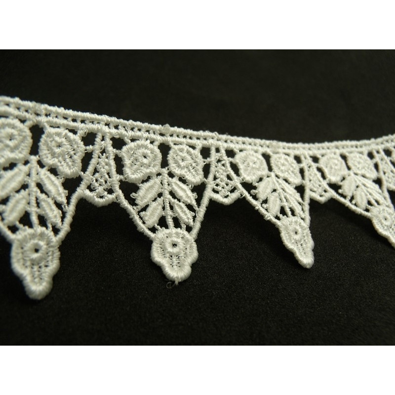 guipure coton blanche 3.5 cm