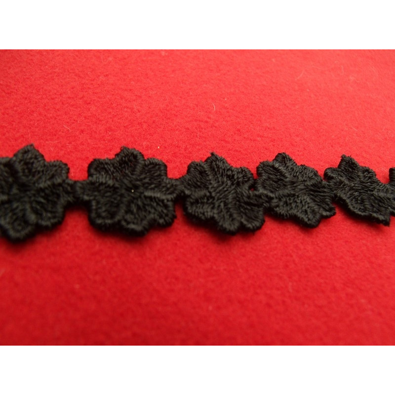 GUIPURE coton noir