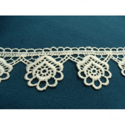 guipure coton blanche