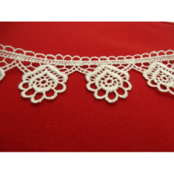 guipure coton blanche