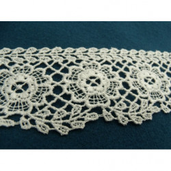 guipure coton blanche