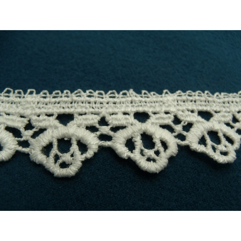 guipure coton blanche