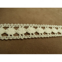 guipure coton beige entre 2 - 2.5 cm