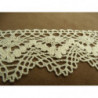 guipure coton vintage beige
