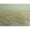 guipure coton vintage beige