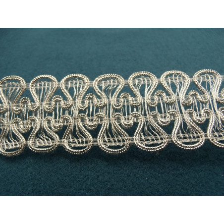 ruban fantaisie lurex argent  ruban fantaisie lurex argent