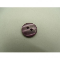 bouton acrylique à 2 trous violet