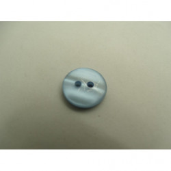 bouton acrylique bleu ciel à 2 trous