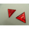 Strass triangle rouge