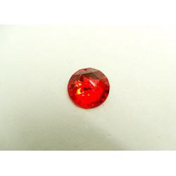 strass rond rouge