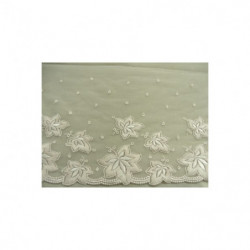 BRODERIE STRETCH saumon