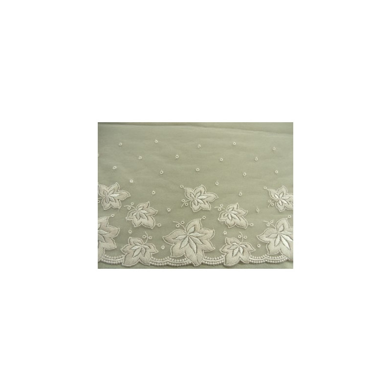 BRODERIE STRETCH saumon