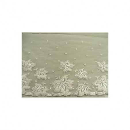 BRODERIE STRETCH saumon BRODERIE STRETCH saumon