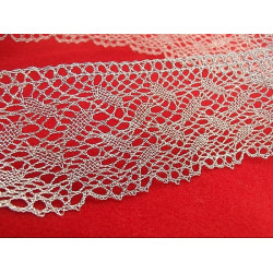 broderie fil métallique argenté