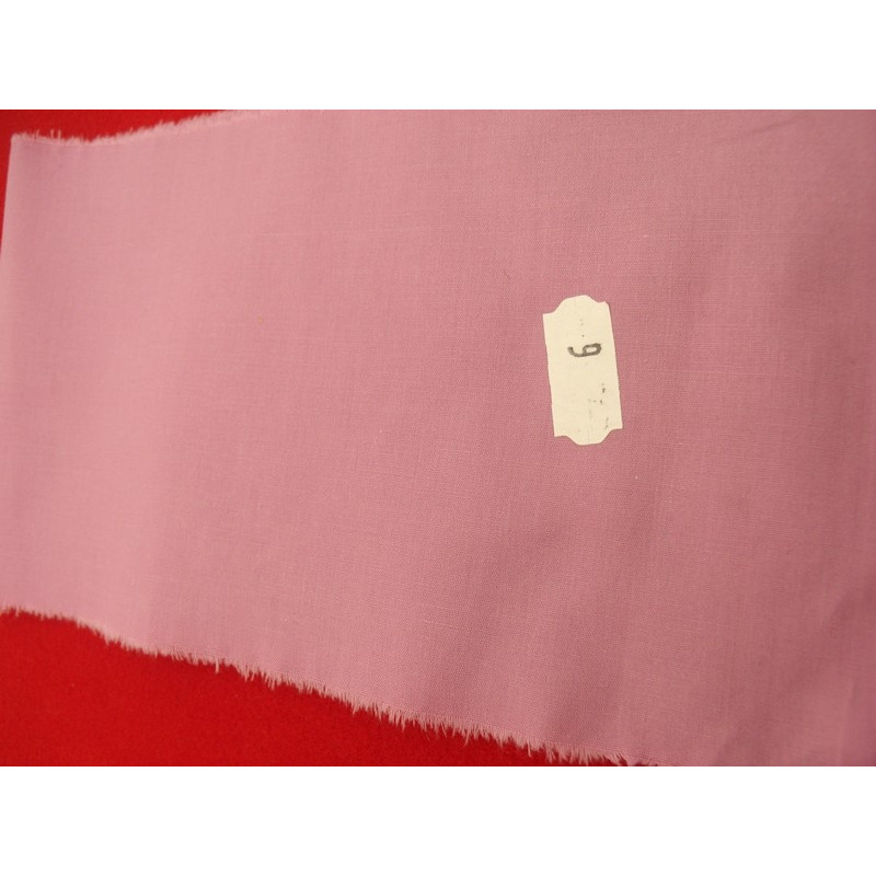 tissu coton uni rose pale belle qualité