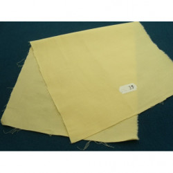 tissu coton uni jaune  belle qualité
