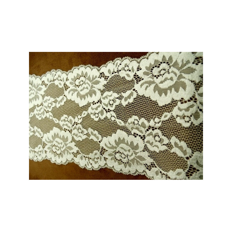nouvelle dentelle de calais jacquard blanche
