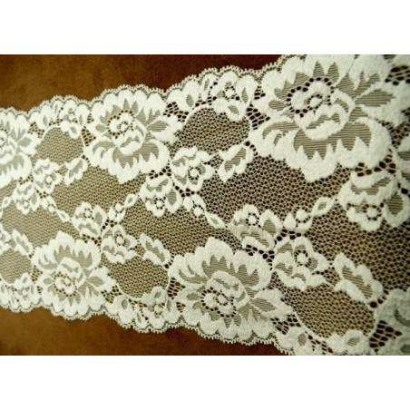 nouvelle dentelle de calais jacquard blanche