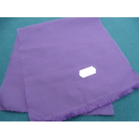 tissu coton uni violet  belle qualité