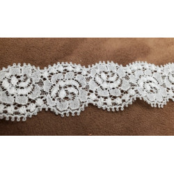 nouvelle dentelle de calais leavers blanche