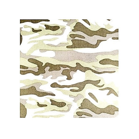 tissu coton camouflage multicolore