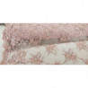 dentelle de laize brodée perlé pailleté saumon