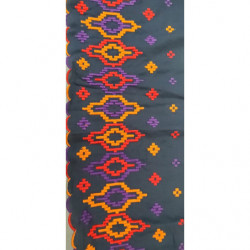 rouge et violet 25 cm/hauteur de broderie 20 cm
