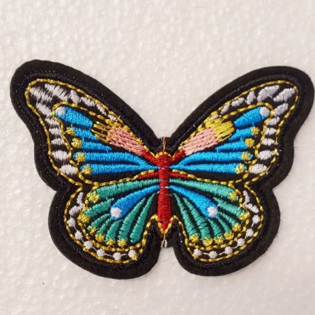 écusson thermocollant multicolore bleu écusson thermocollant multicolore bleu