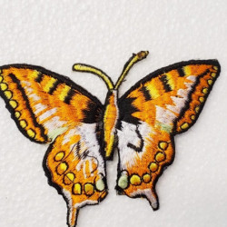 écusson thermocollant multicolore orange 