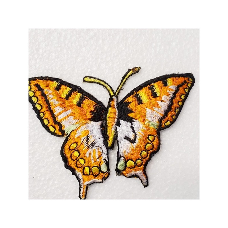 écusson thermocollant multicolore orange 