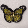 écusson à coudre motif papillon strass  largeur 6.5 cm / hauteur .5 cm écusson à coudre motif papillon strass  largeur 6.5 cm / hauteur .5 cm