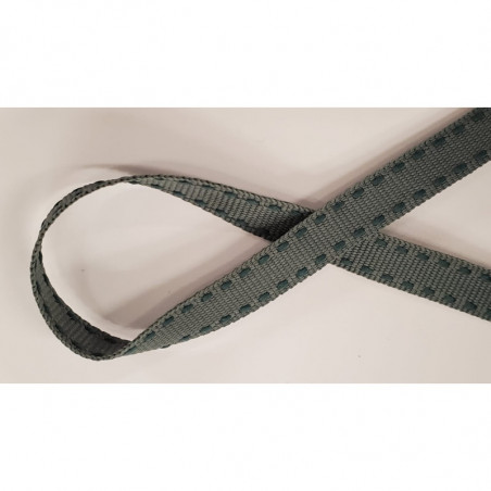 NOUVEAU gros grain gris clair surpiqué vert NOUVEAU gros grain gris clair surpiqué vert