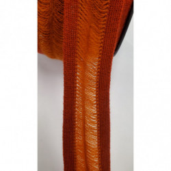 NOUVEAU ruban fantaisie lainage orange