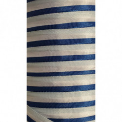 NOUVEAU ruban fantaisie tricolore bleu ciel 