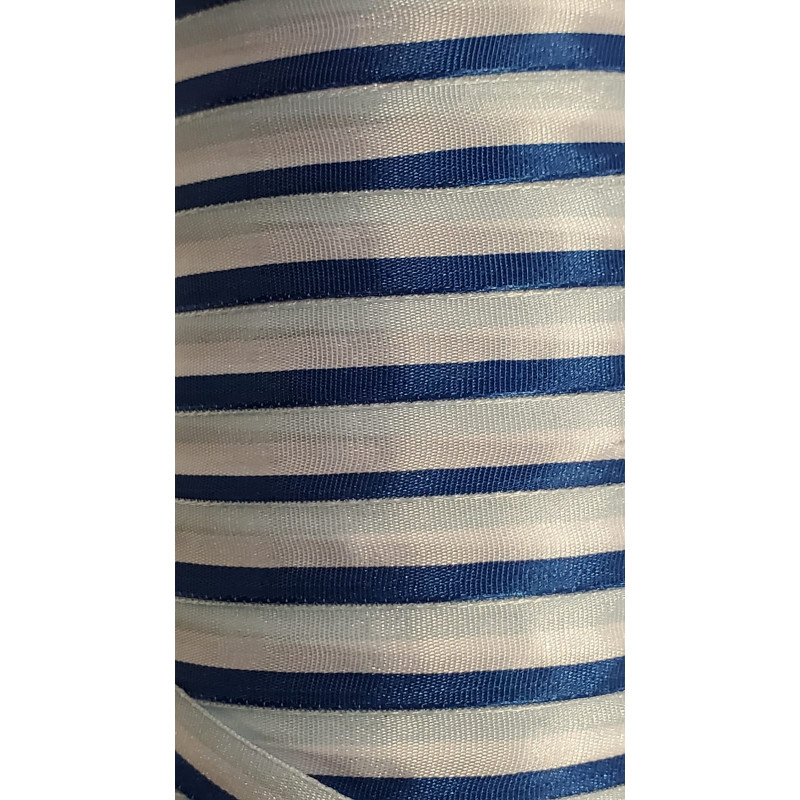 NOUVEAU ruban fantaisie tricolore bleu ciel  NOUVEAU ruban fantaisie tricolore bleu ciel