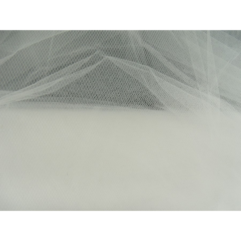 TULLE FIN  COULEUR BLANC