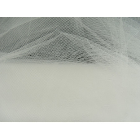 TULLE FIN  COULEUR BLANC