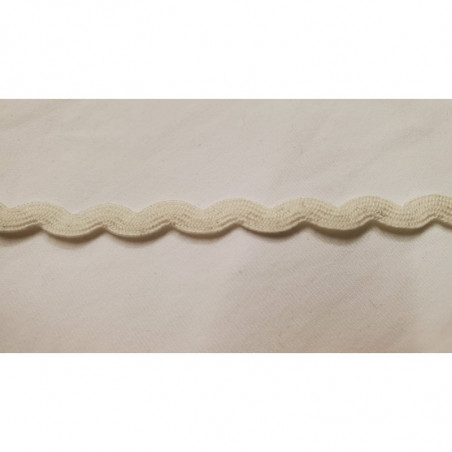 NOUVEAU ruban serpentine blanc cassé NOUVEAU ruban serpentine blanc cassé
