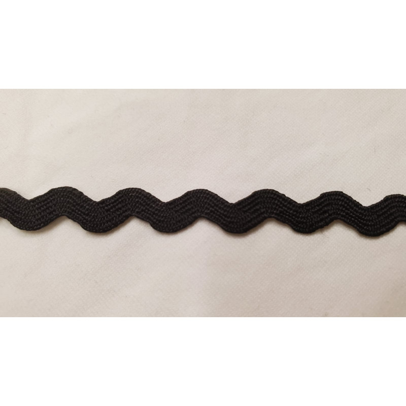 NOUVEAU ruban serpentine noir