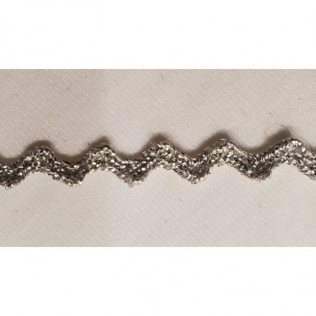 NOUVEAU ruban serpentine argenté