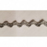NOUVEAU ruban serpentine argenté