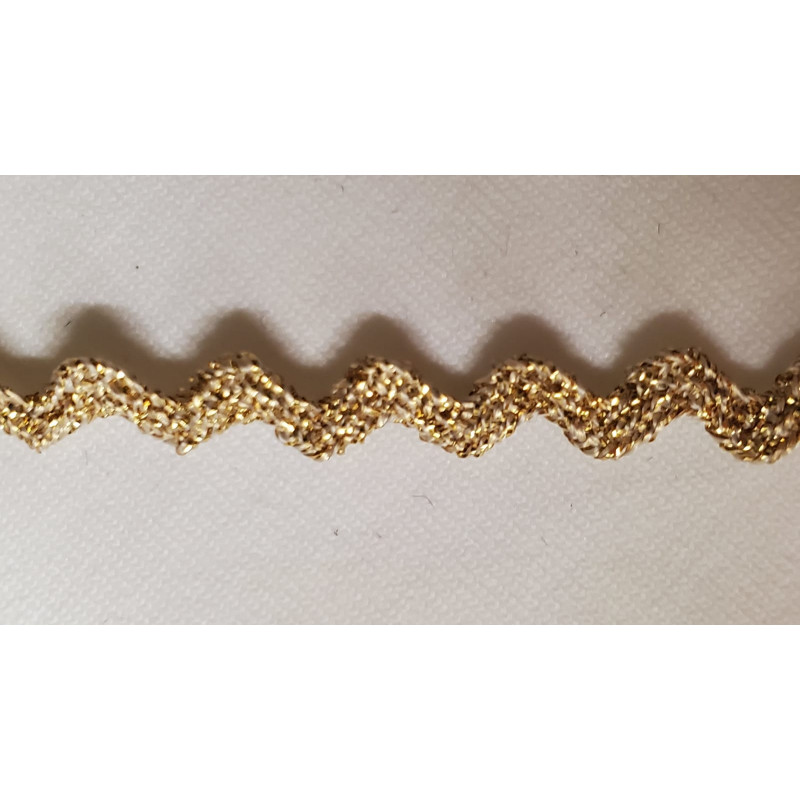 NOUVEAU ruban serpentine doré 