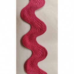 NOUVEAU ruban serpentine rose fushia