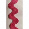 NOUVEAU ruban serpentine rose fushia