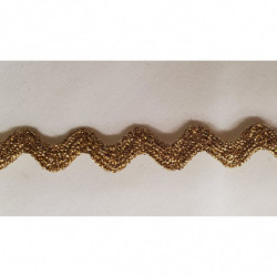 NOUVEAU ruban serpentine doré